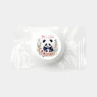 Panda Bear in Flowers Girl's It's a Girl Life Saver® Mints