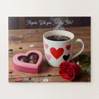 Will You Marry Me? Valentine's Day Proposal Jigsaw Puzzle