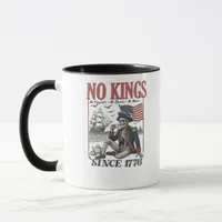 Retro No Kings Since 1776 Rejecting Kings Classic  Mug