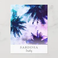 *~* Tropical AP25 Travel Personalize Palm Tree Postcard