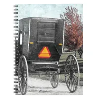 Autumn Amish Buggy Notebook