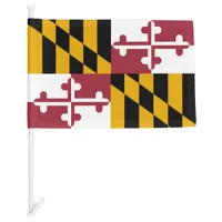 State of Maryland Car Flag