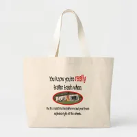 Funny Trailer Park Shirts and Gifts Large Tote Bag
