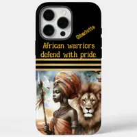 Warrior with lion’s strength iPhone 16 pro max case