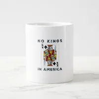 No Kings In America We The People Political Creati Giant Coffee Mug