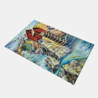 Colorado Rocky Mountains River Crystal Mill Doormat