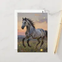 Beautiful Year of the Horse  Postcard