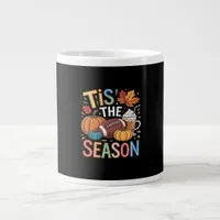 Fall Football Autumn Pumpkin Coffee Lover Giant Coffee Mug