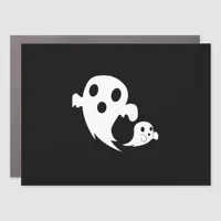 White Boo  Car Magnet