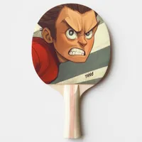 Customizable Ambitious Man Comic Ping Pong Paddle