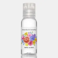 Colorful Floral Mexican Fiesta Wedding Hand Sanitizer