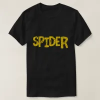 Spider Word Lazy Halloween Costume T-Shirt