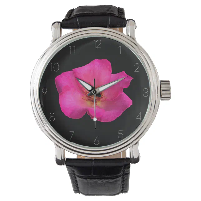 Ronde Clock Pink felt watch