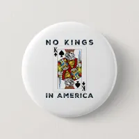 No Kings In America We The People Political Creati Button