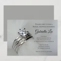 Wedding Rings Bridal Shower Invitation