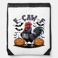 F-Caw-F Humor Crow Funny Gothic Drawstring Bag