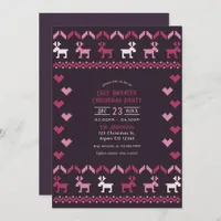 Winterberry Bliss Ugly Sweater Christmas Party Invitation