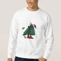 Merry F Caw F Funny Graphic Style Sweatshirt