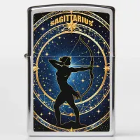 Sagittarius Astrology Sign Zippo Lighter