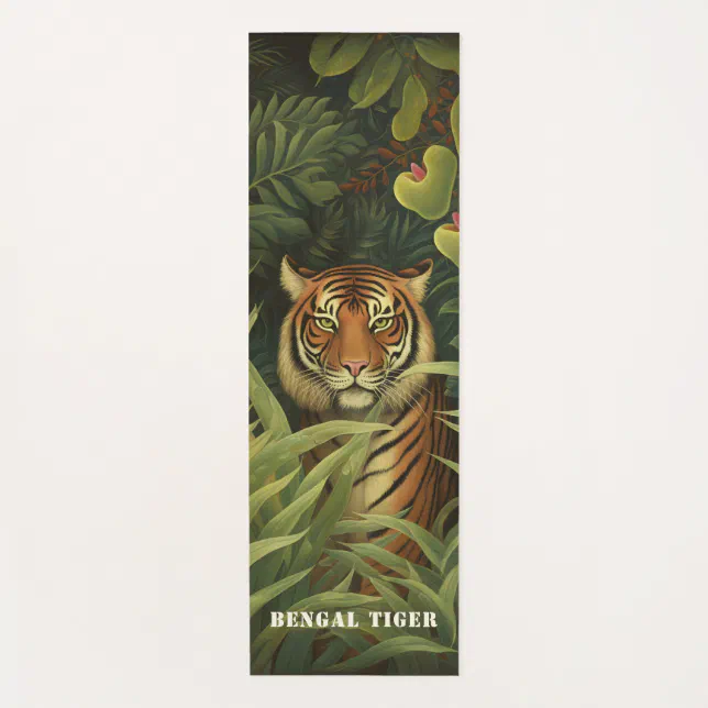 Bengal Tiger Digital Art Yoga Mat