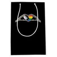 Bone Hands Heart Pride Progress Medium Gift Bag