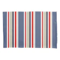 Preppy Nautical Striped Pattern Pillow Case