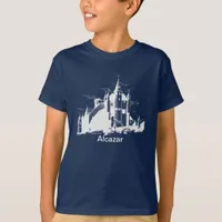 t-shirt - Alcazar (white on dark)