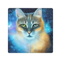 Cosmic Kitty Metal Print