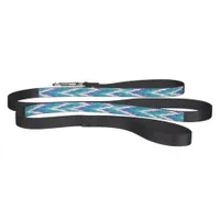 iKat Zig Zag Teal Chevron Dog Leash