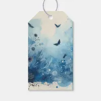 Blue Watercolor Ephemera Gift Tags