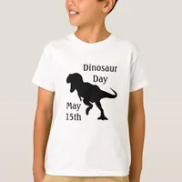 Dinosaur Day May 15th Cool Kid's Holiday Shirt