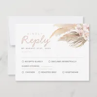 Pampas Grass RSVP Cards