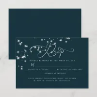 RSVP |  Elegant Beach Driftwood Floral Arbor Invitation