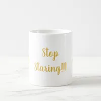 Funny Shoebill Stop Staring Coffee Mug