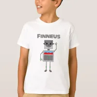 Personalized Robot Themed   T-Shirt