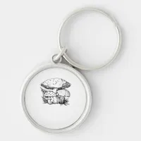 Cute Cottagecore Aesthetic Mushroom Fungi Goblinco Keychain