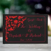 Dark Gothic Wedding Guest Book