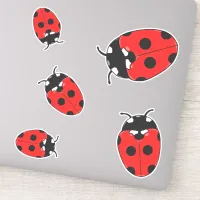 Cute Ladybugs Garden Insects Sticker