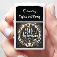 Timeless Pearl: 30th Anniversary Design W Zippo Lighter