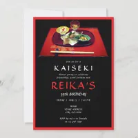 Milestone Kaiseki Japanese Private Chef Birthday Invitation