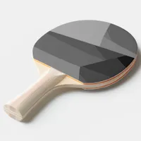 Gray Geometric Blocks Ping Pong Paddle
