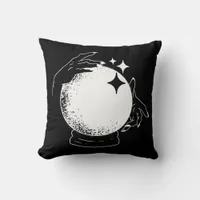 Crystal Ball Throw Pillow