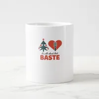 All About That Baste Christmas Classic Retro Look Giant Coffee Mug