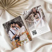 Photo Background for Vellum QR Code Wedding Invitation