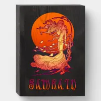 Samhain Wooden Box Sign