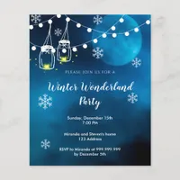 Budget Winter wonderland party blue moon