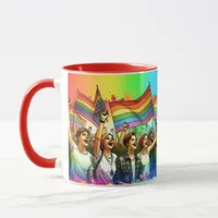 Pride | LGBTQIA + People and Flags  Mug