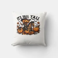 It’s Fall Y’all Retro Halloween Throw Pillow