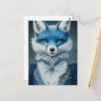 Blue Fox Postcard