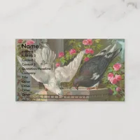 Vintage Pigeons Business Card